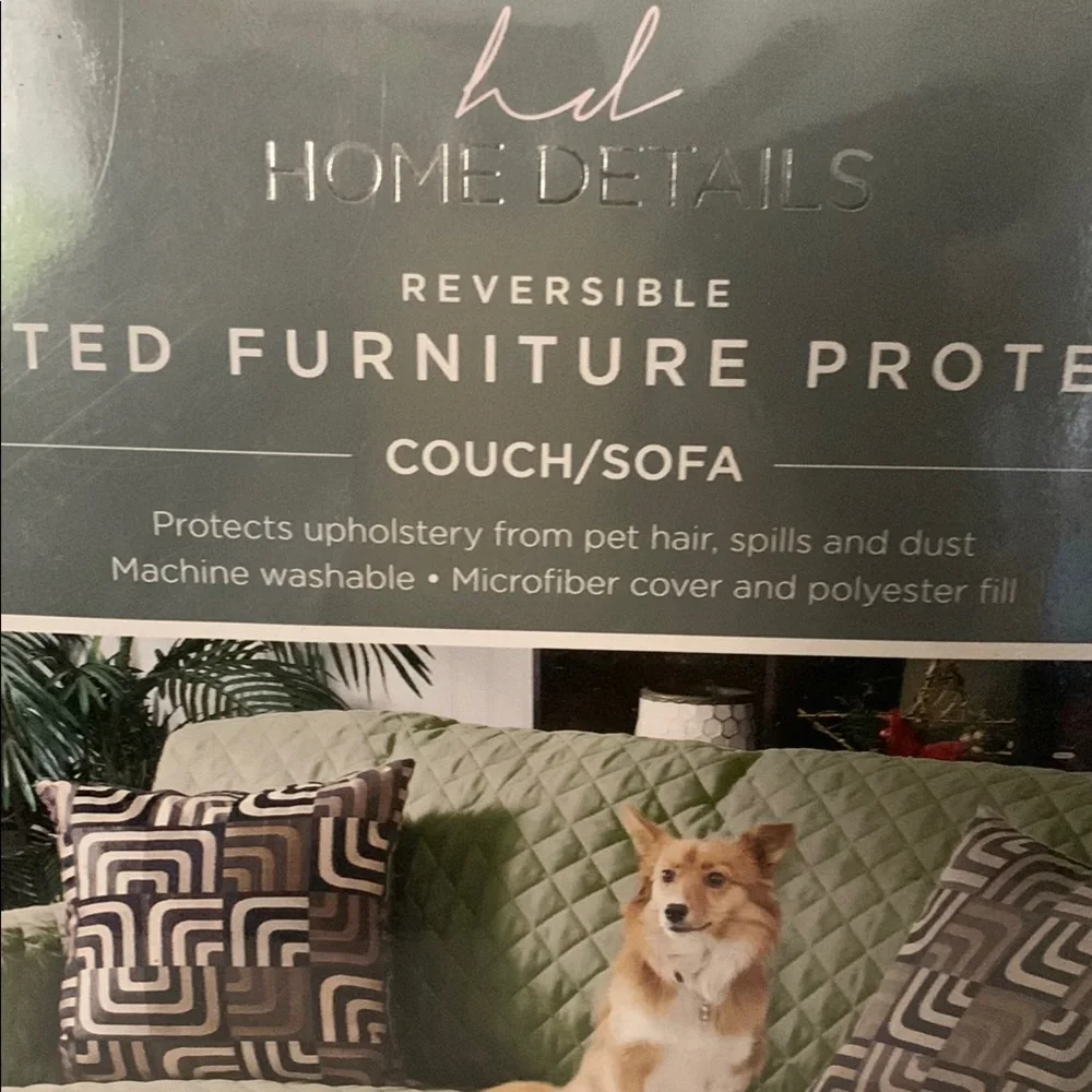 Green Quilted Furniture Cover for Stylish Protection